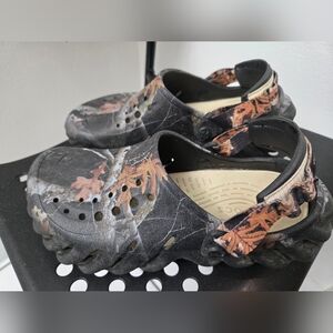 Crocs Echo Realtree Edge Waterproof Black Clog M6 W8